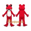 Red Frog Mascot Costume Red Frog Mascot Costume