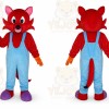 Red Frog Character Mascot Costume Cosplay Outfits