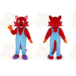 Red Frog Character Mascot Costume Cosplay Outfits