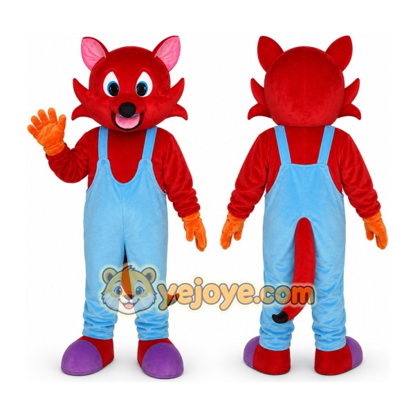 Red Fox Character Mascot Costume Cosplay Outfits