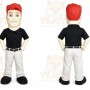 Red Hair Boy Mascot Costume