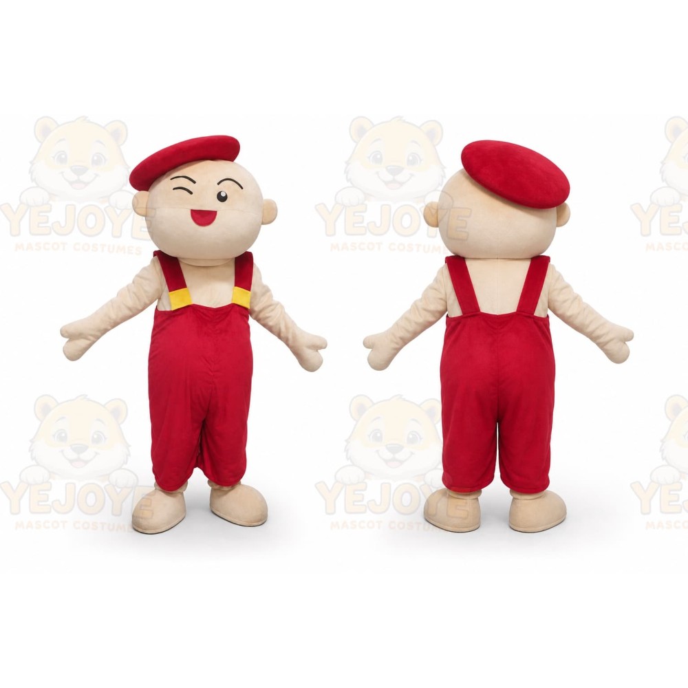 Red Hair Man Mascot Costume