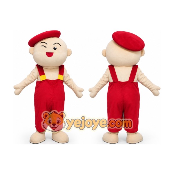 Red Hair Man Mascot Costume