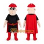 Red Hat Boy Mascot Costume Halloween Cartoon Character