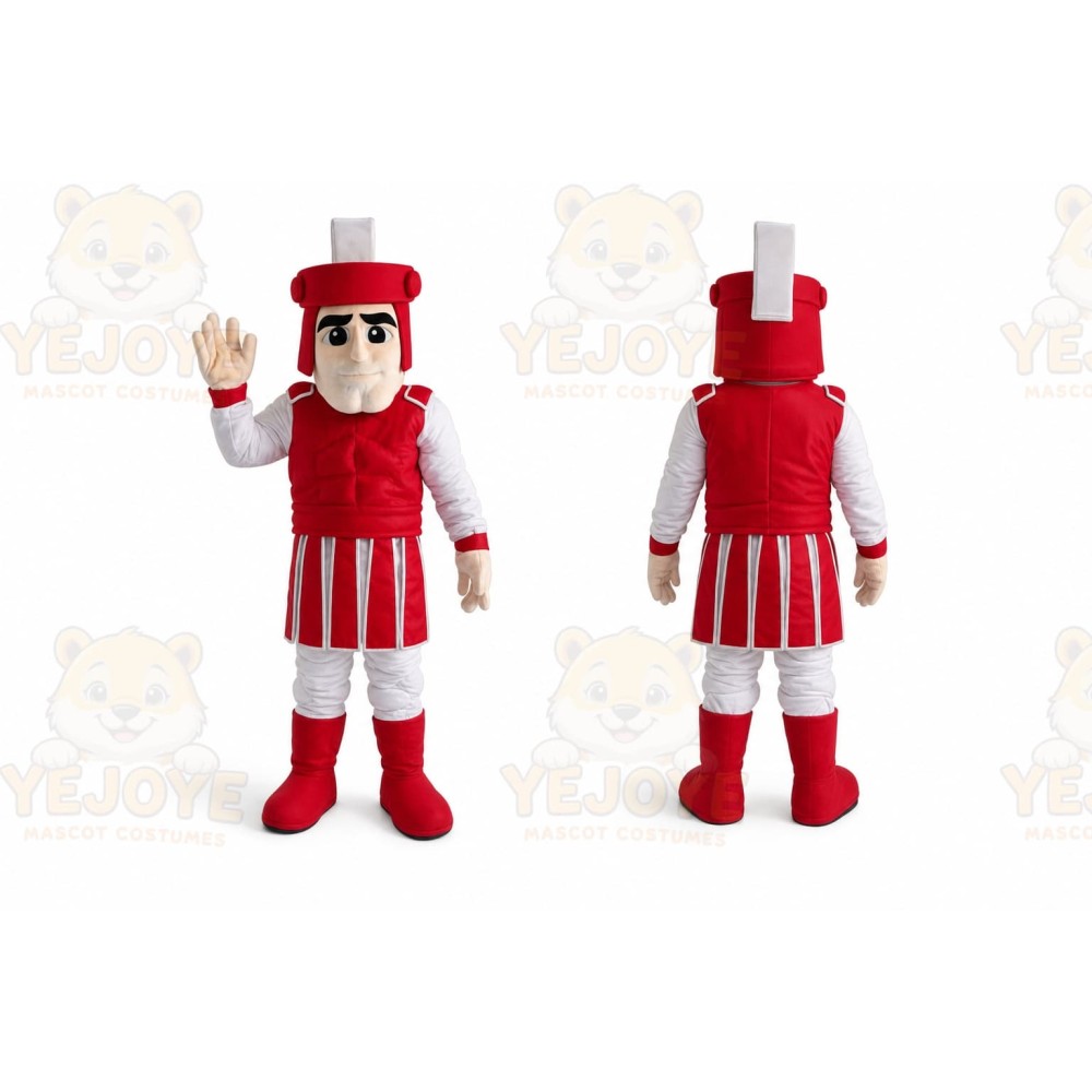 Red Lion Mascot Costume Plush