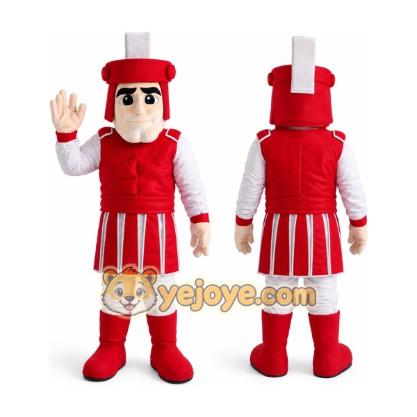Red Knight Mascot Costume
