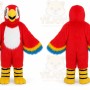 Red Parrot Mascot Costume