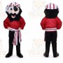 Red Plush Jay Mascot Costume Red Eagle