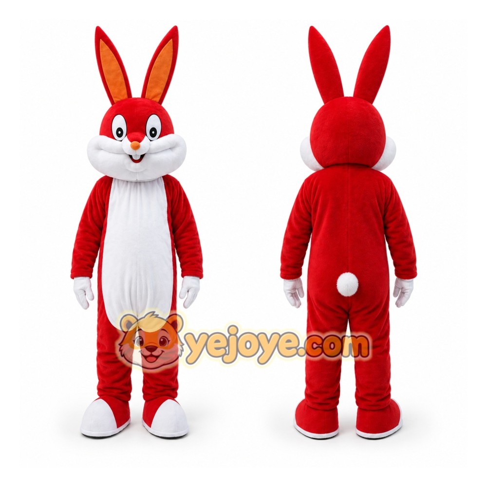 Red Rabbit Mascot Costumes Rabbit Cartoon Costume Red Rabbit Mascot Costumes Rabbit Cartoon Costume