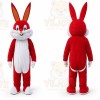 Red Rabbit Mascot Costumes Rabbit Cartoon Costume