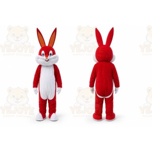 Red Rabbit Mascot Costumes Rabbit Cartoon Costume