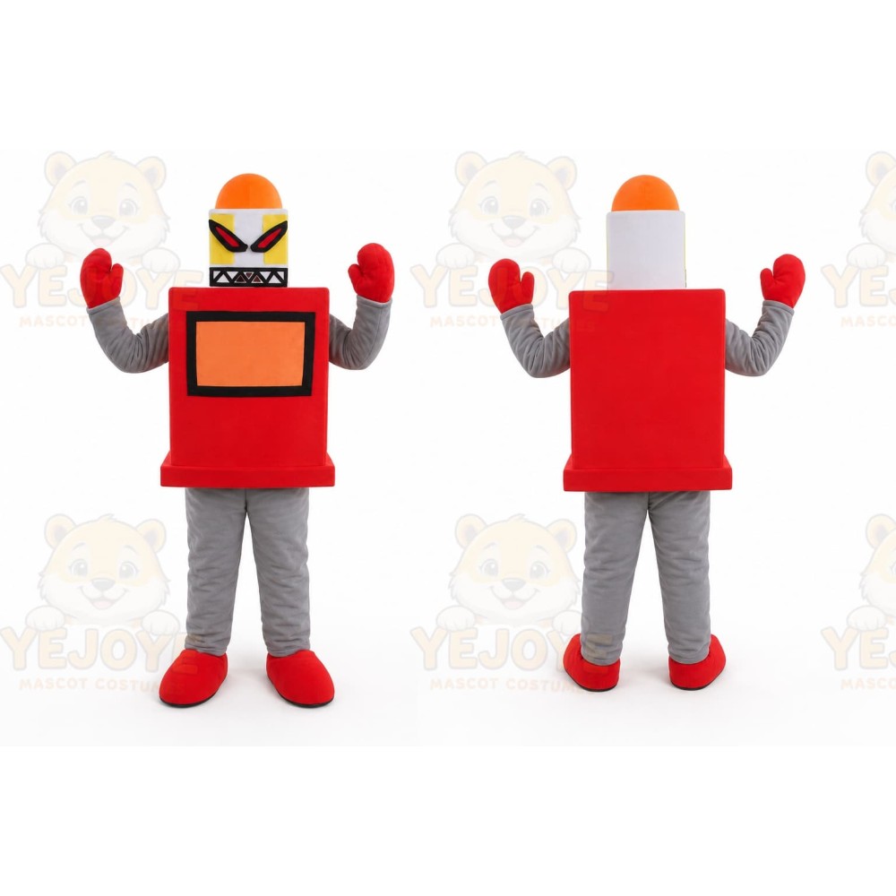 Red Rooster Mascot Costume