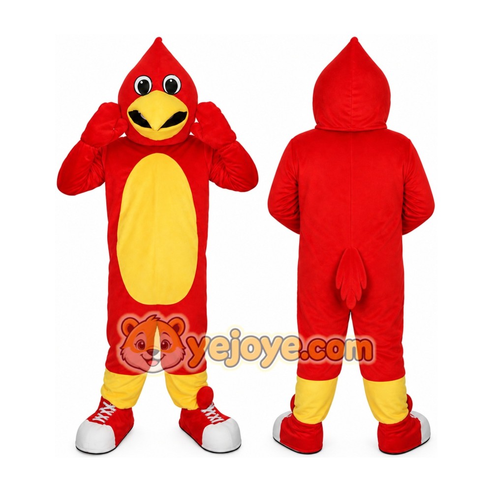 Red Bird Mascot Costume