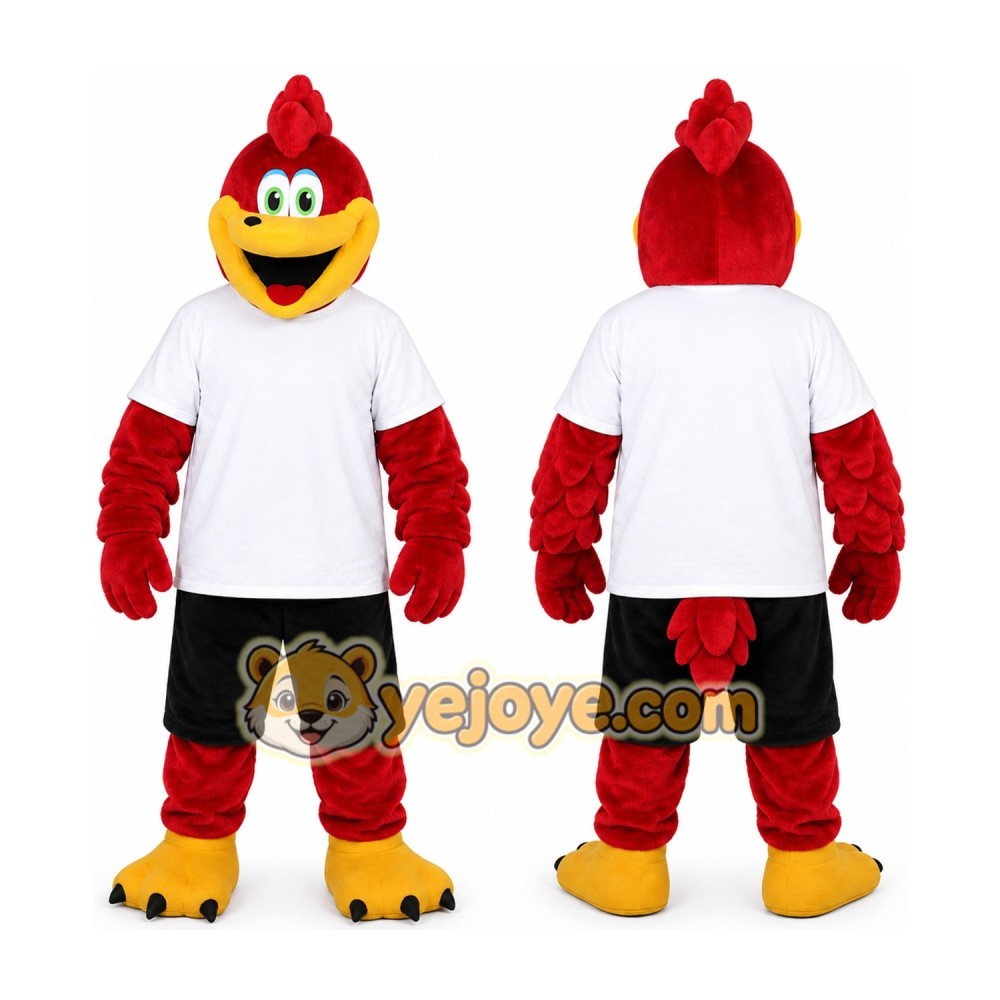 Red Sport Eagle Mascot Costume for Adult Red Sport Eagle Mascot Costume for Adult