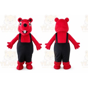 Red Strawberry Mascot Costume