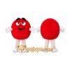 Red Yellow Chocolate M Beans Mascot Costume Red Yellow Chocolate M Beans Mascot Costume