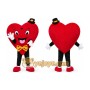 Red Heart Mascot Costume