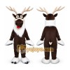 Reindeer Long Hair Cartoon Mascot Costume