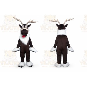 Reindeer Long Hair Cartoon Mascot Costume
