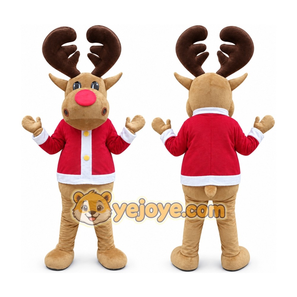 Reindeer Mascot Costume Christmas Reindeer Festival Costume