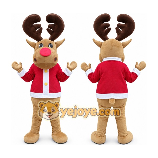 Reindeer Mascot Costume Christmas Reindeer Festival Costume
