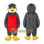 Gray Bird with Red Chest Mascot Costume