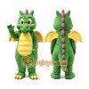 Big Green Dragon Boy Cartoon Mascot Costume Big Green Dragon Boy Cartoon Mascot Costume