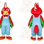 Rooster Mascot Costume Cock Cartoon Mascot Halloween