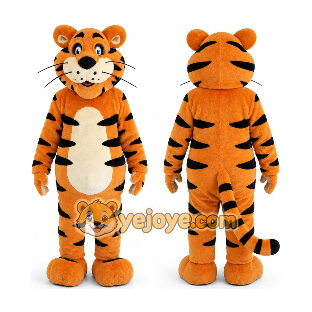 Rory The Tiger Mascot Costume Rory The Tiger Mascot Costume