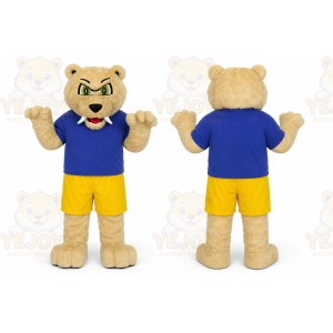 Saber Tooth Tiger Mascot Costume