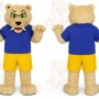 Saber Tooth Tiger Mascot Costume