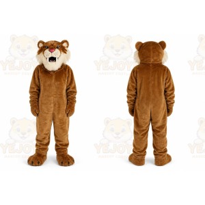Sabertooth Tiger Mascot Costume Adult Halloween Costume