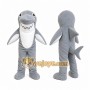 Big Grey Shark Mascot Costume