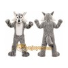 Big Grey Wolf Mascot Costume Big Grey Wolf Mascot Costume
