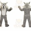 Big Grey Wolf Mascot Costume