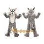Big Grey Wolf Mascot Costume