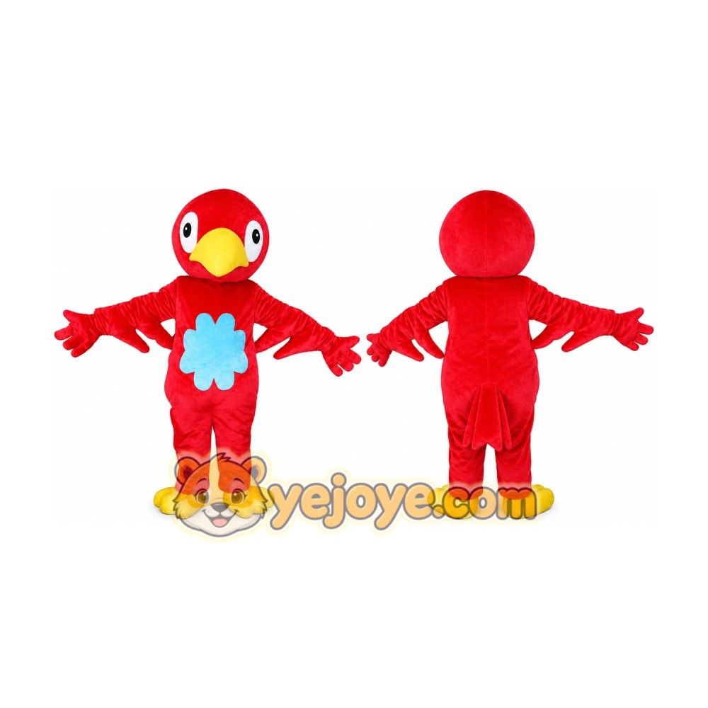 Big Handsome Red Bird Animal Mascot Costume Big Handsome Red Bird Animal Mascot Costume