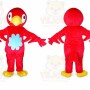 Big Handsome Red Bird Animal Mascot Costume