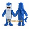 Blue Shark Mascot Costume