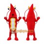 Red Shrimp Mascot Costume
