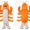 Shrimp Mascot Costume Lobster Craw fish Cartoon Mascot
