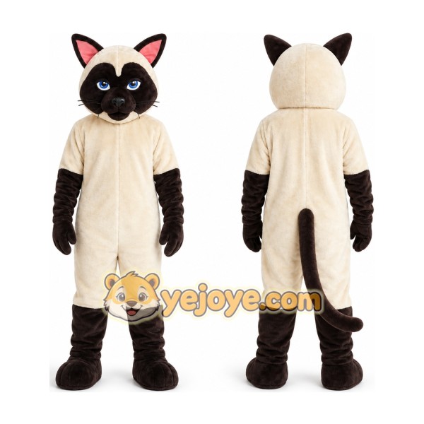 Siamese Cat Mascot Costume