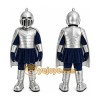 Silver Knight Mascot Costume Silver Knight Mascot Costume