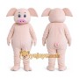Pink Pig Mascot Costume