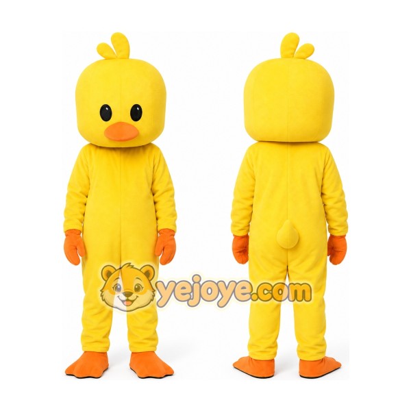 Yellow Duck Mascot Costume