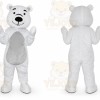 Small White Bears Mascot Costume