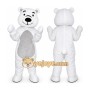 Small White Bears Mascot Costume
