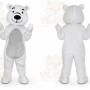 Small White Bears Mascot Costume
