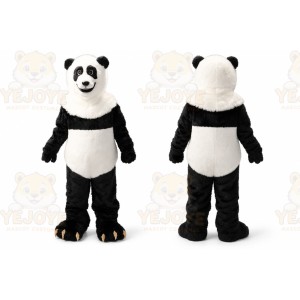 Smiling Panda Mascot Costume