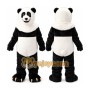 Smiling Panda Mascot Costume